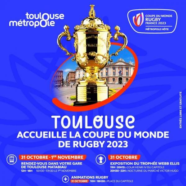 Chauffeur VTC privé pendant la période de la coupe du monde de rugby à Toulouse